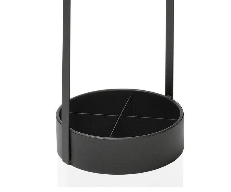 Paragüero metal negro