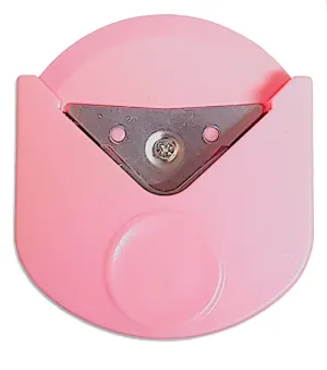 Perforador de esquinas para redondear (Rosa)