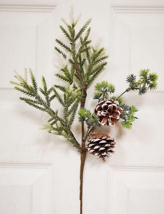 Rama pino nevada VR / Flocked pine spray VR
