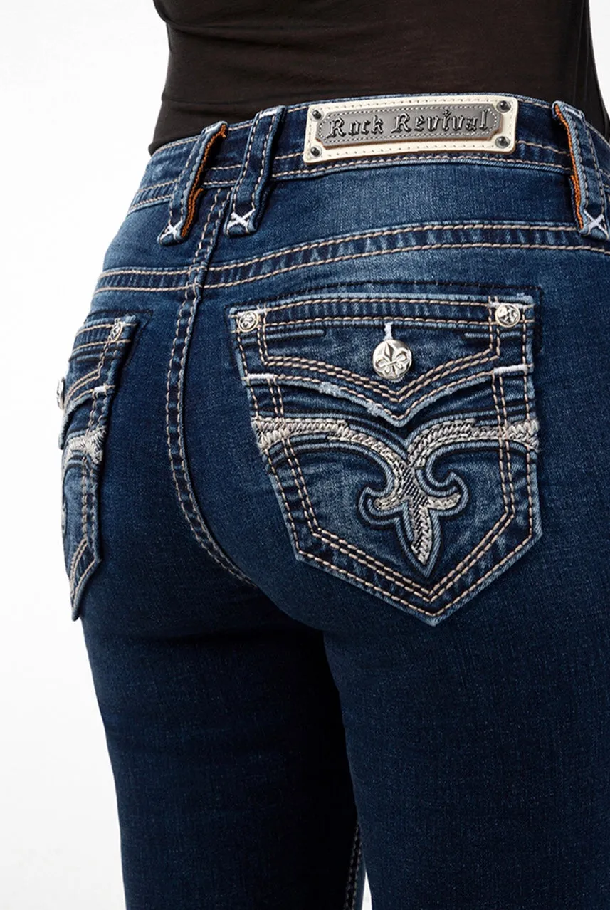 Rock Revival Sepia Skinny Jean