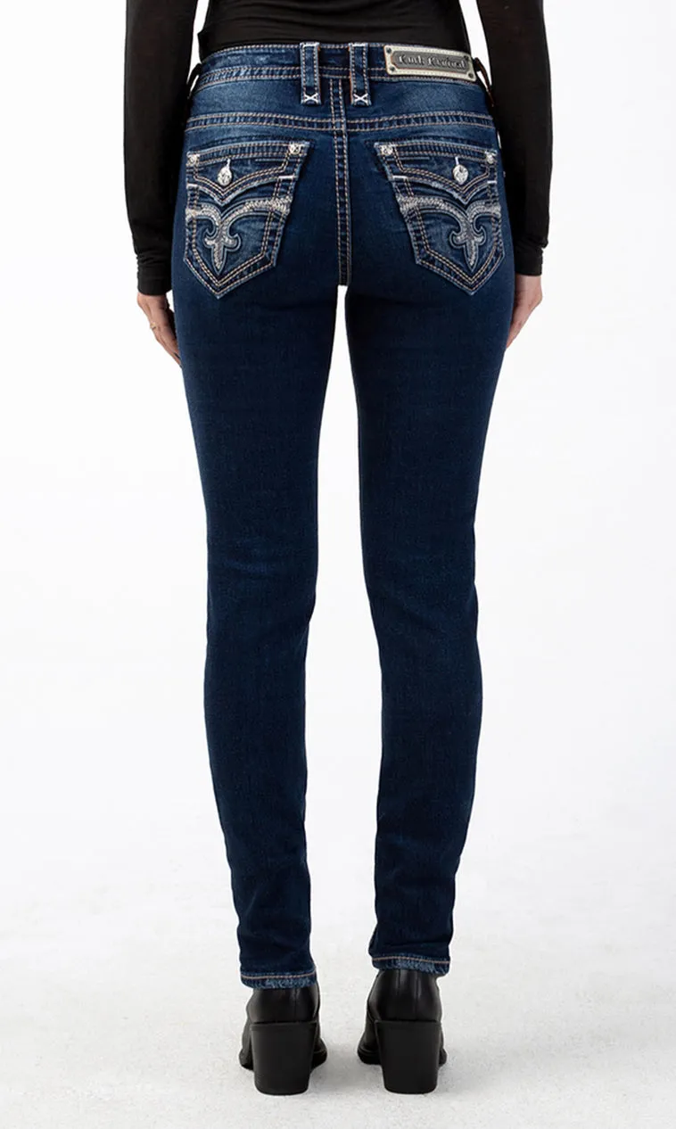 Rock Revival Sepia Skinny Jean