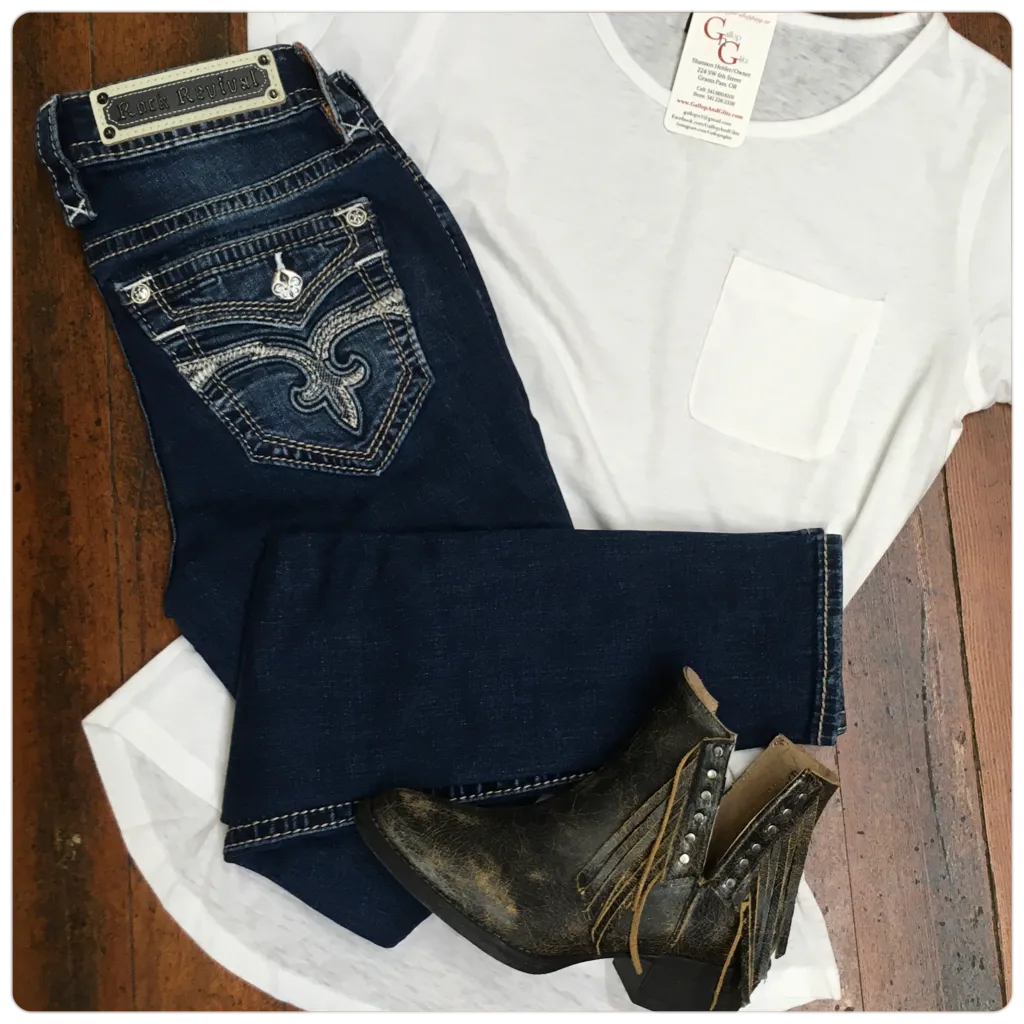 Rock Revival Sepia Skinny Jean