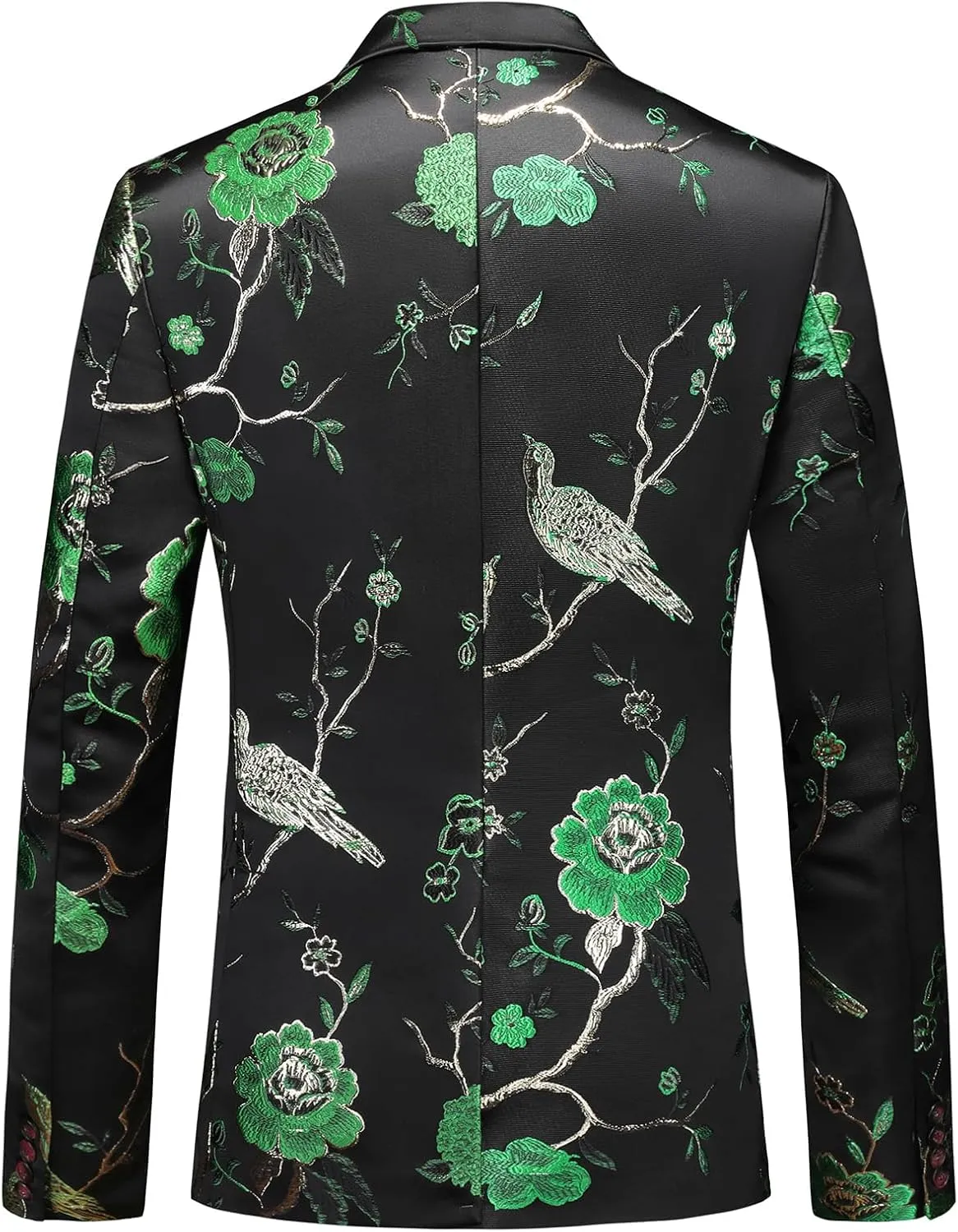 Rogers & Morris Blazer for Men Casual Slim fit Suit Jacket Dress Party Floral Men's Sport Coat Chaqueta de Traje para Hombre