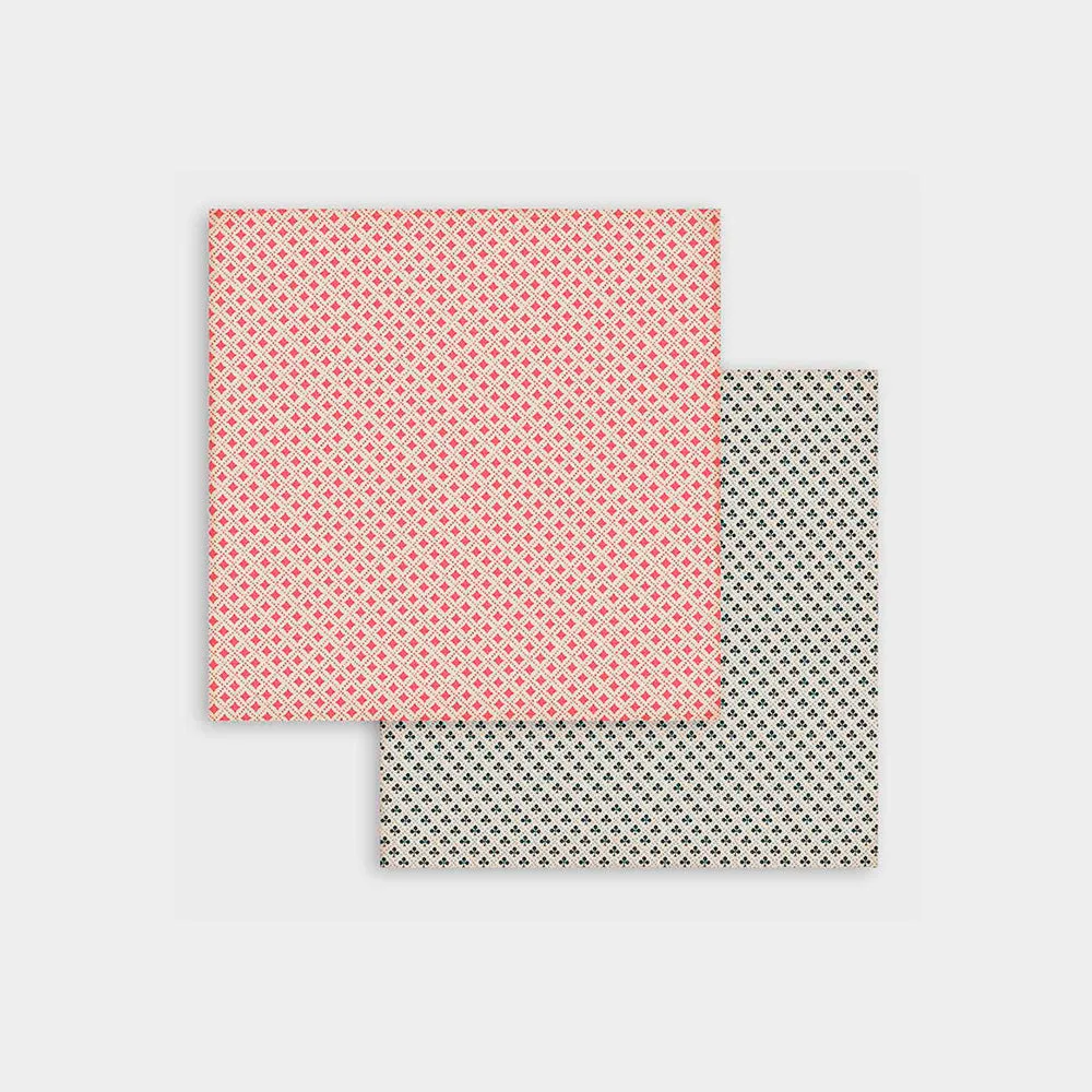 Set Papel Scrap Backgrounds Selection Alice 8x8 Stamperia