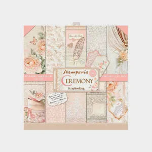 Set Papeles Scrap 'Ceremony' 30,5x30,5cm Stamperia