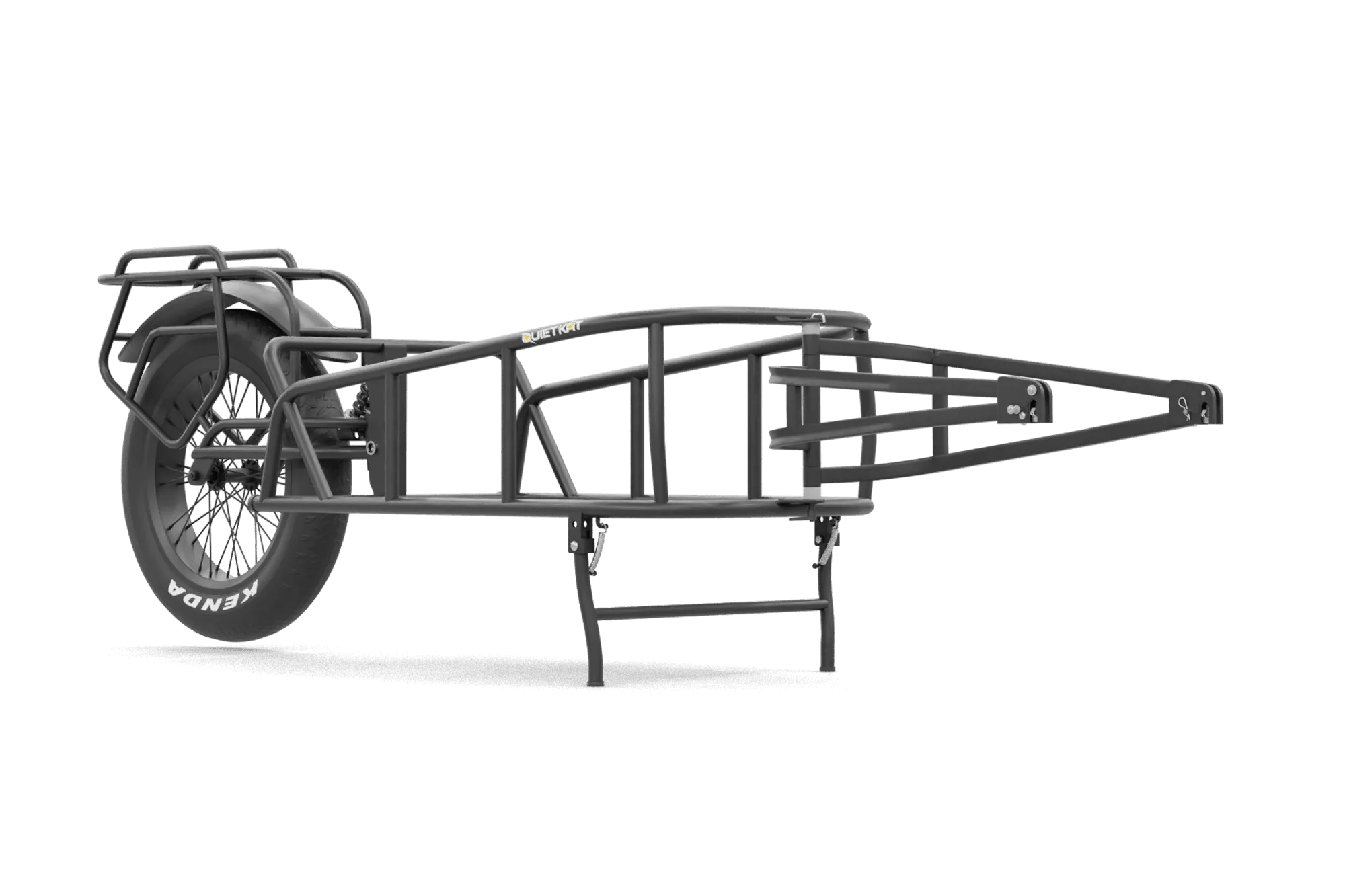 Single-wheel Cargo Trailer And Cooler Bundle