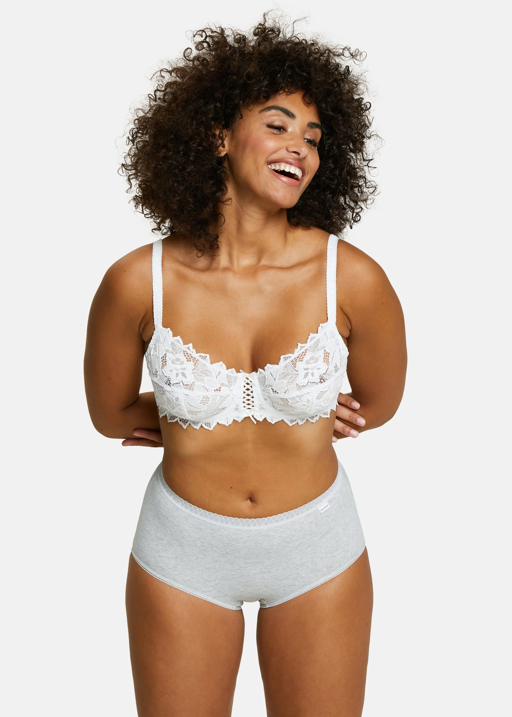 Slip - Lot de 2 Classique Coton Gris chiné