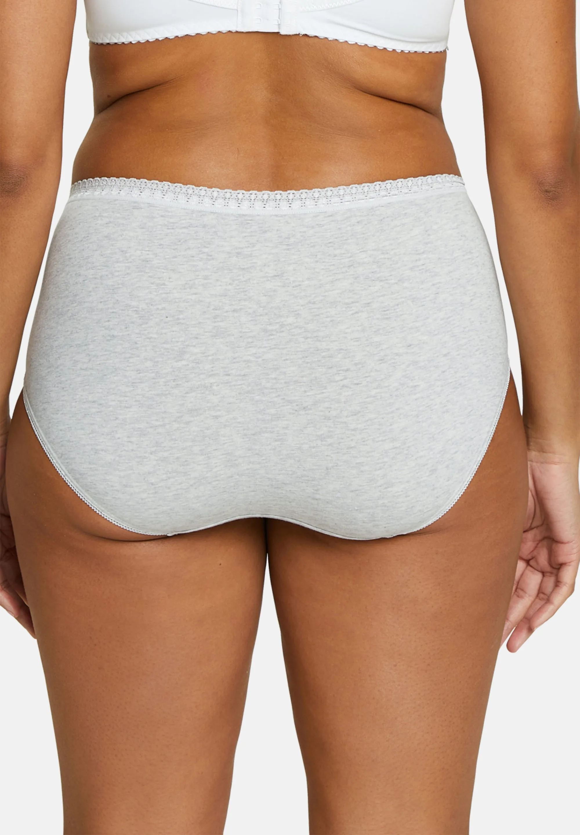 Slip - Lot de 2 Classique Coton Gris chiné