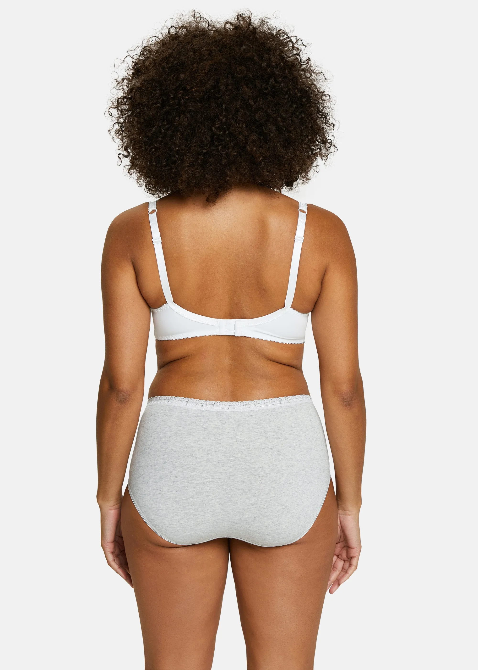 Slip - Lot de 2 Classique Coton Gris chiné