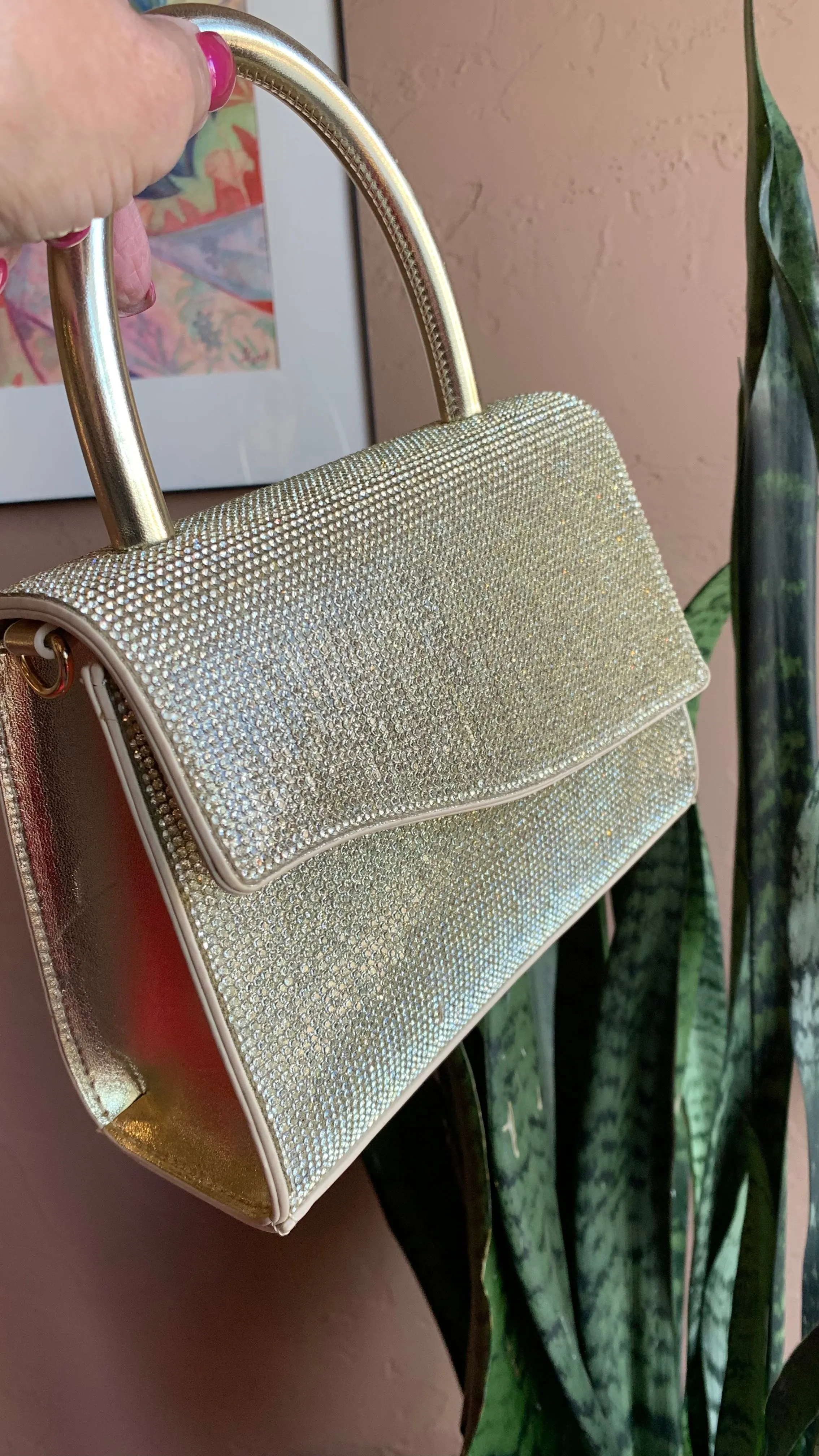 Special Occasion Rhinestone Mini Handbag