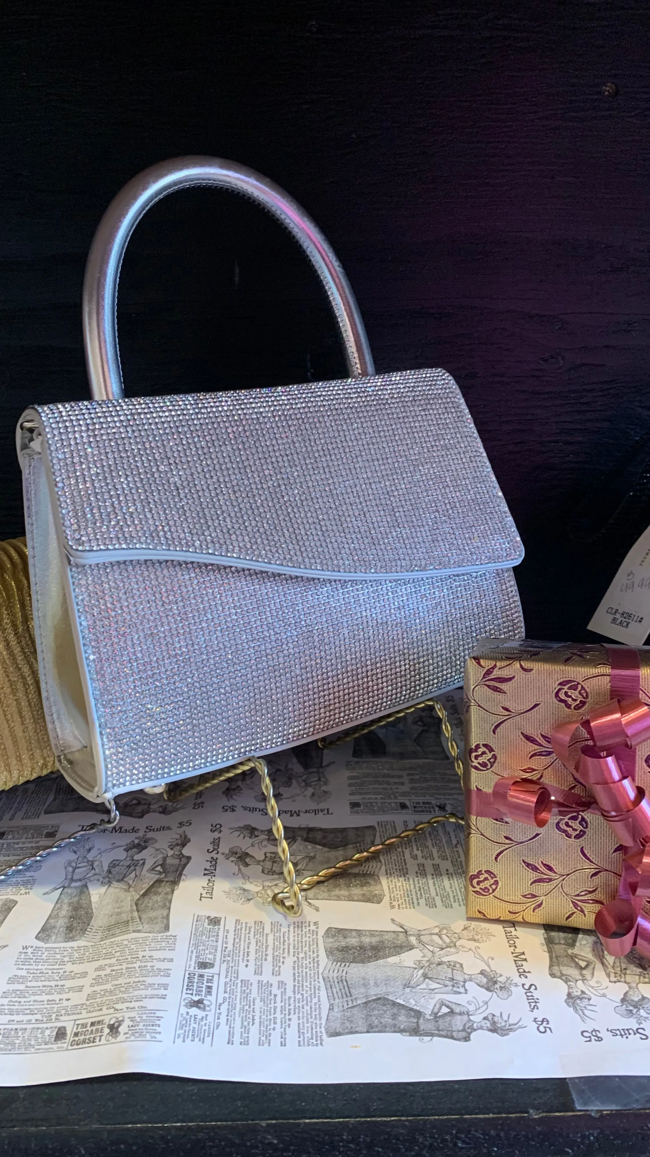 Special Occasion Rhinestone Mini Handbag