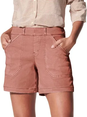 Summer Shorts for Women 2025 Trendy Plus Size Chino Shorts Stretchy High Waist Tummy Control Short Pants with Pocket