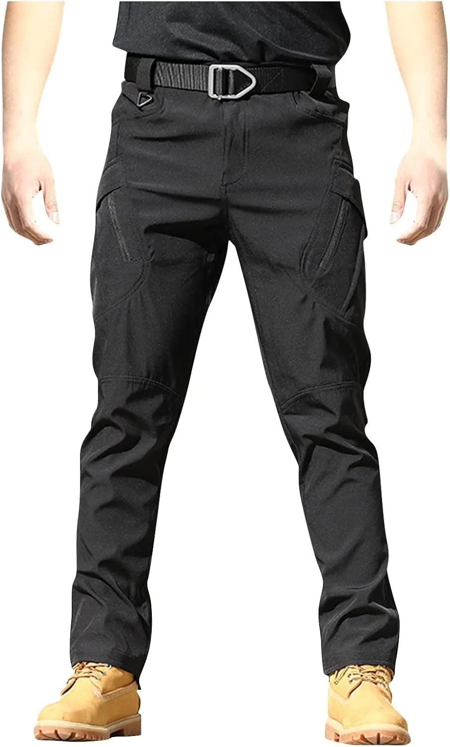 Tactical Pants for Men Stretch Ripstop Waterproof Utility Cargo Hiking Pants Comfortable Work Pant Hunting with Pockets
