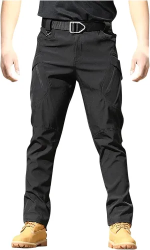 Tactical Pants for Men Stretch Ripstop Waterproof Utility Cargo Hiking Pants Comfortable Work Pant Hunting with Pockets