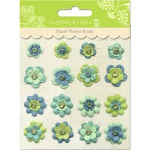 Ursus paper flower brads verde 74010008