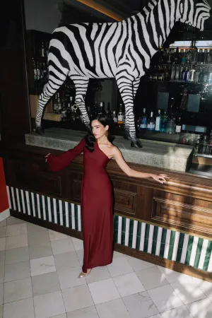 VESTIDO CHRISTINE BURDEOS - PREORDER
