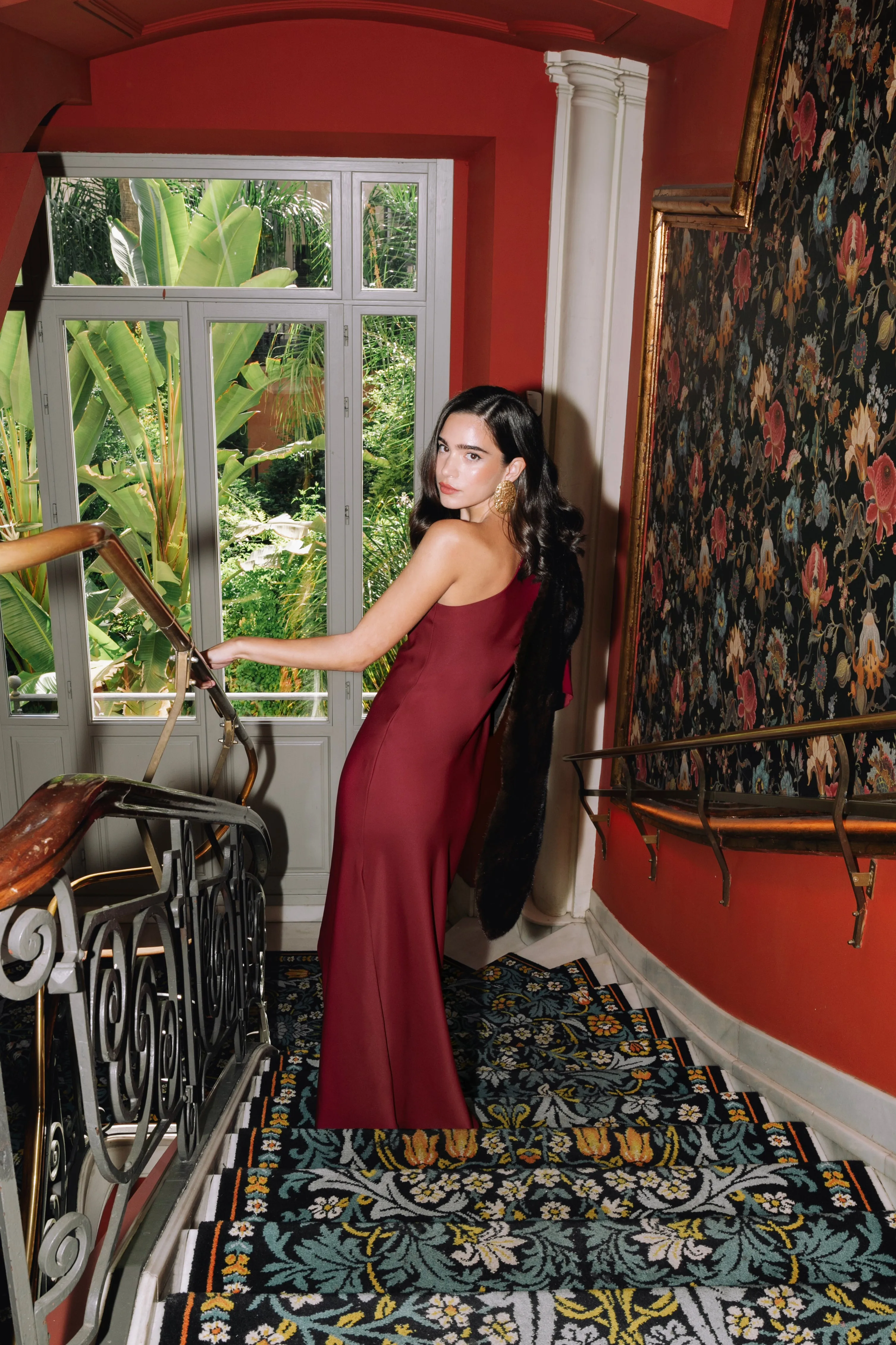 VESTIDO CHRISTINE BURDEOS - PREORDER