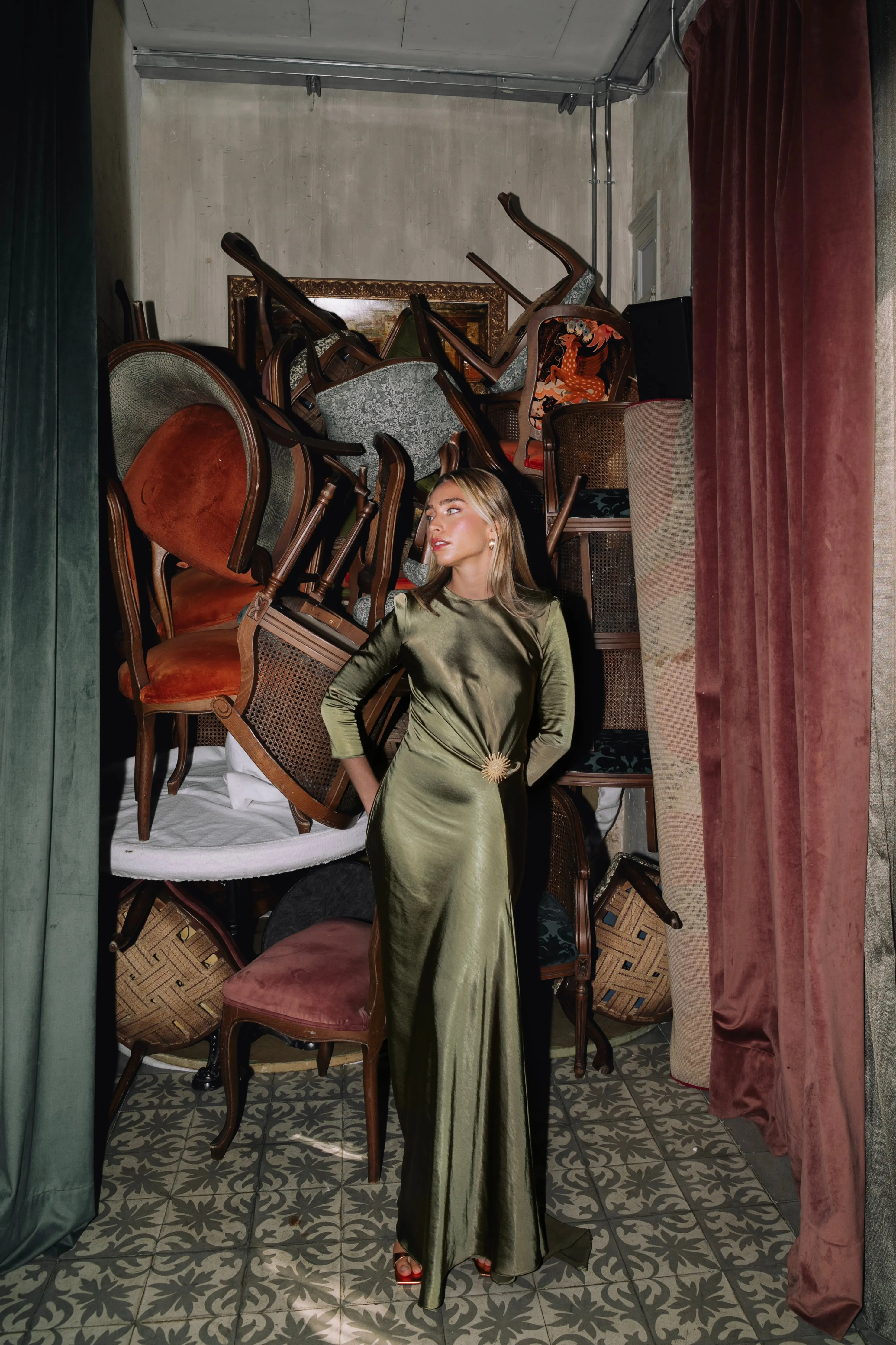 VESTIDO ISABELLE VERDE - PREORDER