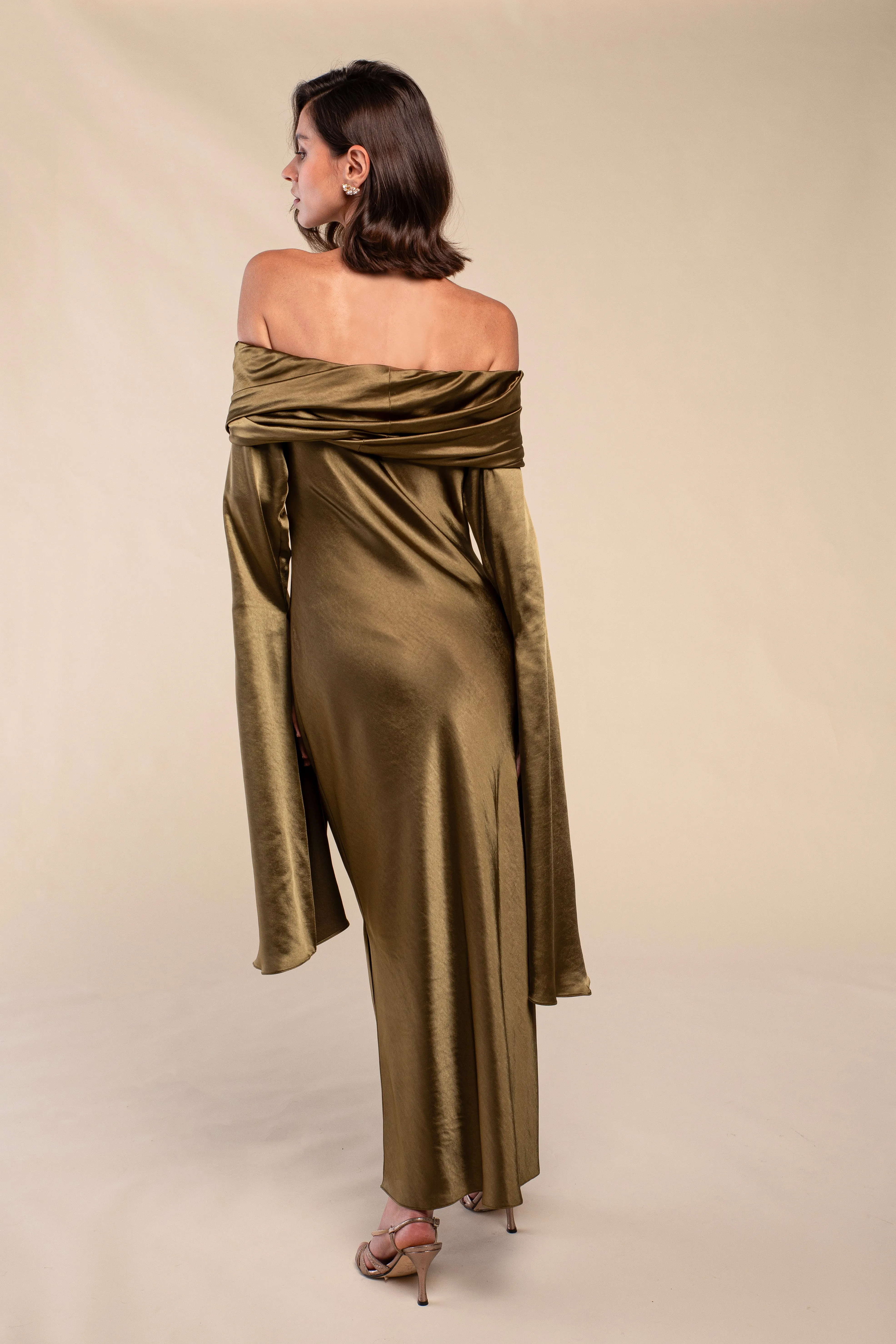 VESTIDO SILVANA VERDE- PREORDER