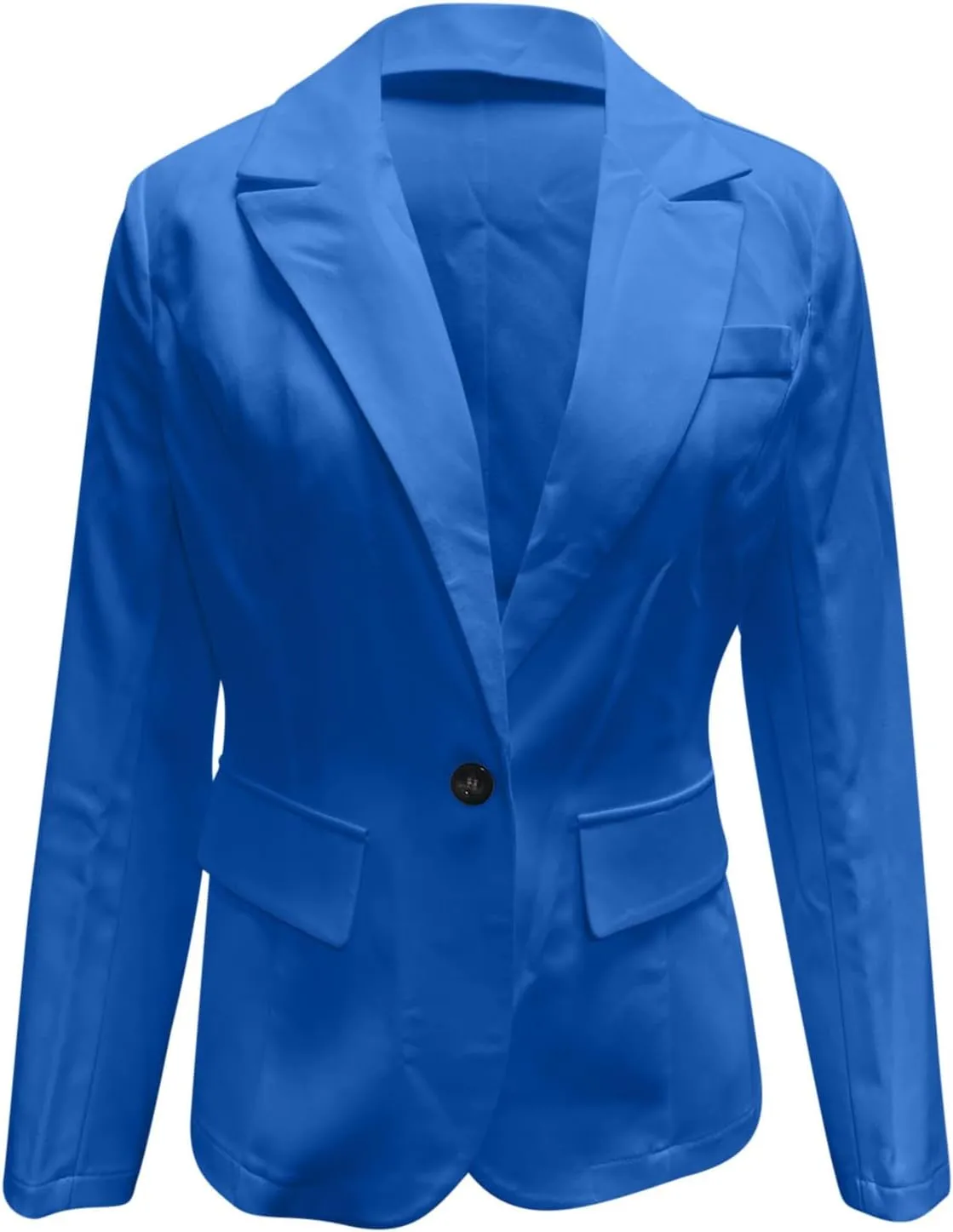 Women Business Casual Blazer with Lined,Professional Work Suit Jacket with Pockets??Long Sleeve Button Open Front