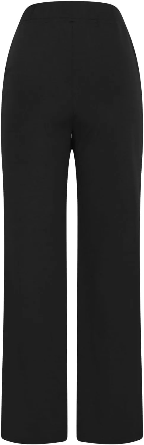 Work Slacks for Women 2025 Knit High Waist Office Dress Petite Yoga Pants Business Casual Pant Trousers Pantalones
