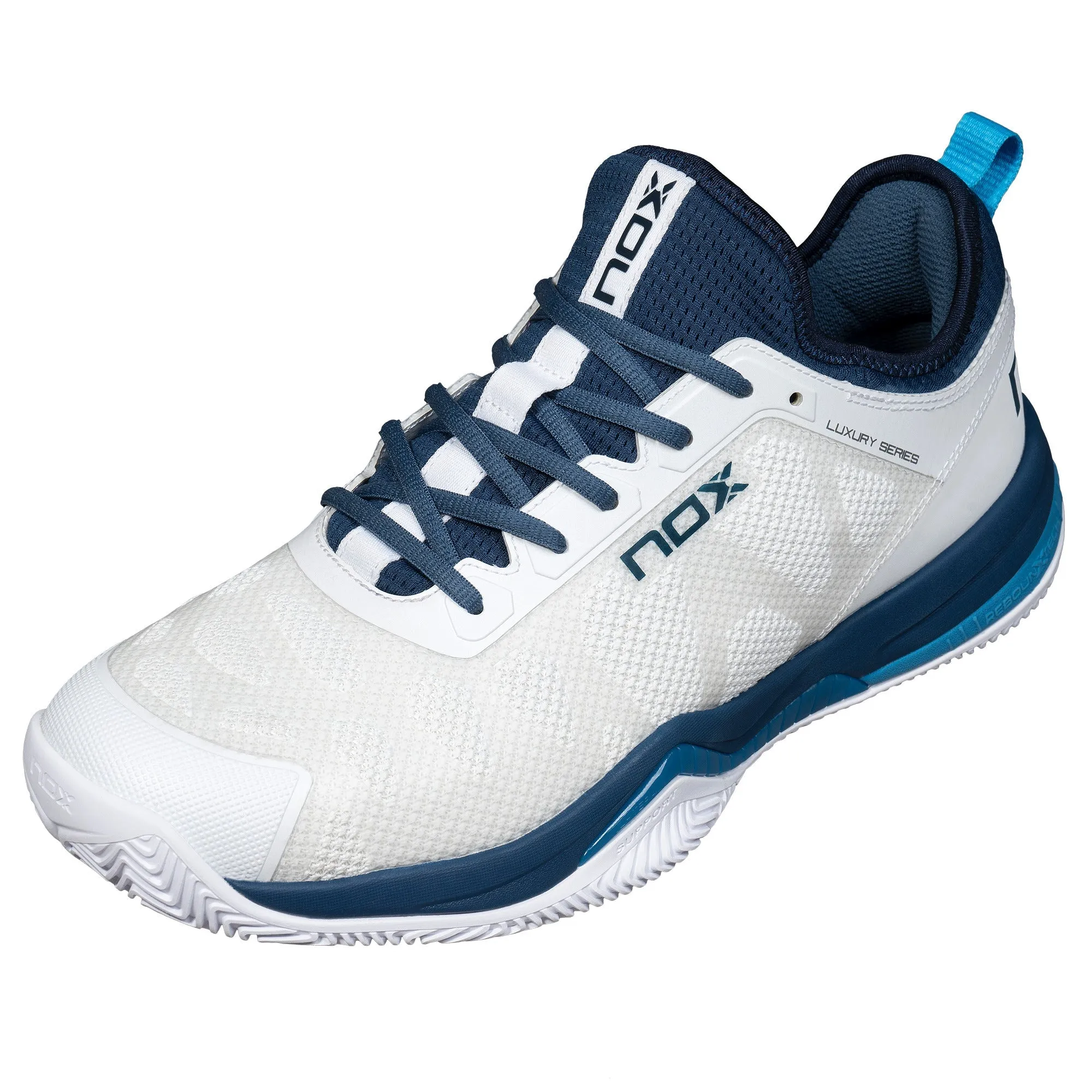 Zapatillas de pádel Nox NERBO Blanco/Azul sueco