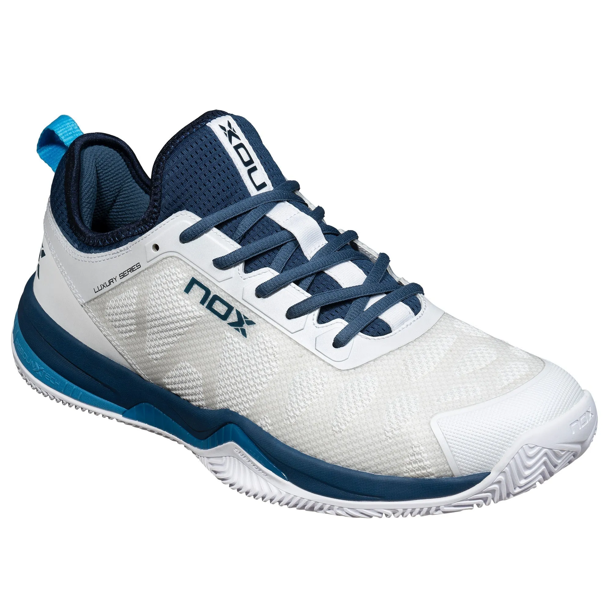 Zapatillas de pádel Nox NERBO Blanco/Azul sueco